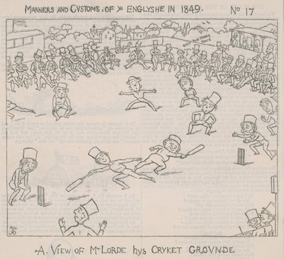 Una vista di Mr Lord - il suo campo di cricket da English School