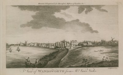 Una vista di Wandsworth dalla casa del signor Van Neck da English School