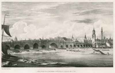 Veduta del lato est del Ponte di Londra nell