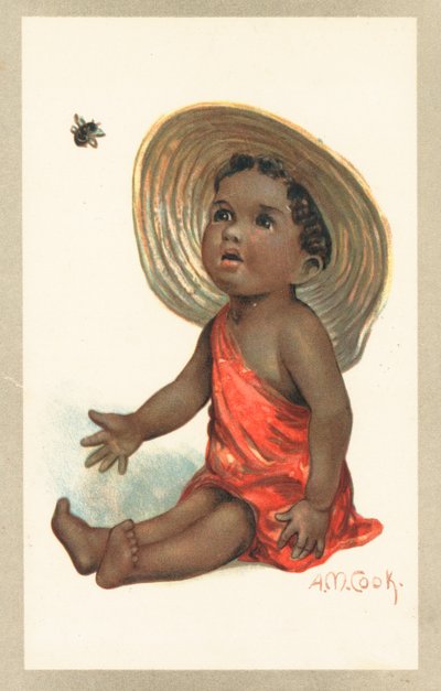 Un giovane bambino nero da English School