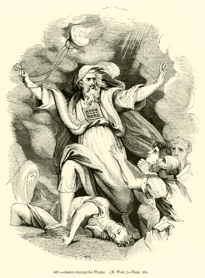Aronne ferma la peste, B West, Numeri xvi da English School