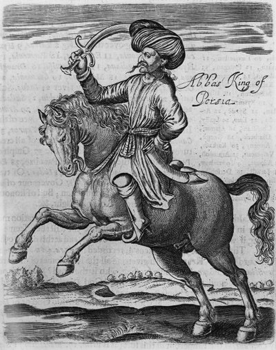 Abbas Re di Persia, illustrazione da 