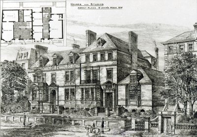 Abbey Place, St. Johns Wood, da The Building News, 18 gennaio 1878 da English School