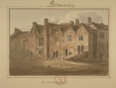 Abbazia di San Salvatore, Bermondsey, 1809 da English School