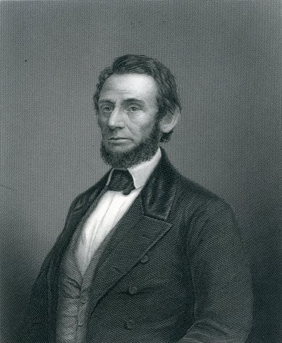 Abramo Lincoln, inciso da H. C. Balding, XIX secolo da English School