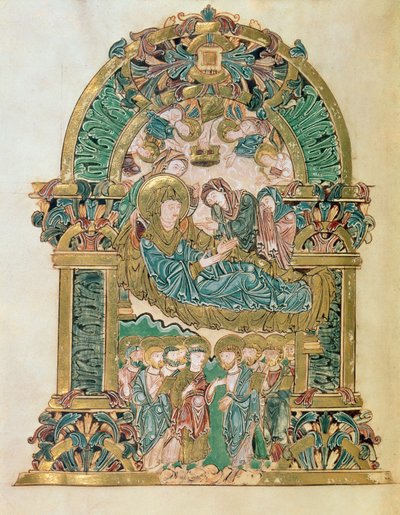Assunzione della Vergine, dal Benedizionale di St. Aethelwold da English School