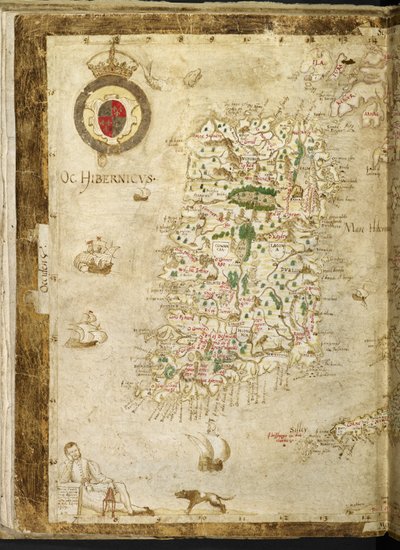 Mappa della Gran Bretagna e Irlanda, dal 