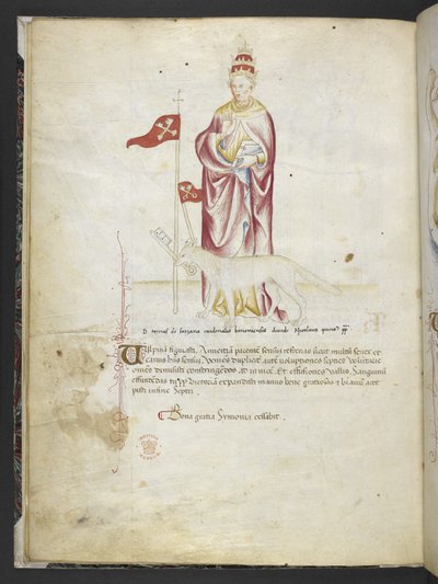 Joachimi Abbatis de Curatio, et Anselmi, Episcopi Marsicani, Vaticinia xxx de Pontificibus Romanis; da Nicolao III. ad Innocentium VIII, c.1500 da English School