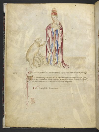 Joachimi Abbatis de Curatio, et Anselmi, Episcopi Marsicani, Vaticinia xxx de Pontificibus Romanis; da Nicolao III. ad Innocentium VIII, c.1500 da English School