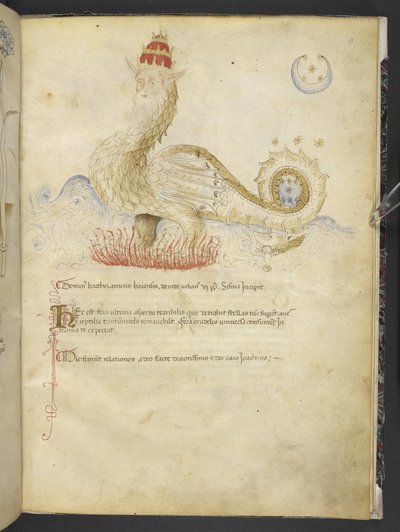 Joachimi Abbatis de Curatio, et Anselmi, Episcopi Marsicani, Vaticinia xxx de Pontificibus Romanis; da Nicolao III. ad Innocentium VIII, c.1500 da English School