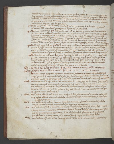 Eusebio di Cesarea, Cronicon, con aggiunte di San Girolamo, Prospero di Aquitania, Mario di Avenches e un autore anonimo da English School