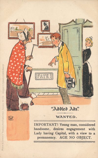 Cartolina Addled Ads da English School