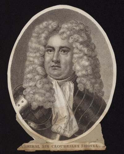 Ammiraglio Sir Cloudesley Shovell da English School