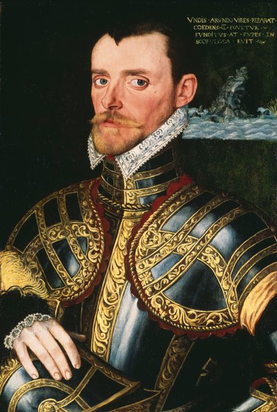 Ammiraglio Sir Richard Hawkins (1532-1595), c.1590 da English School