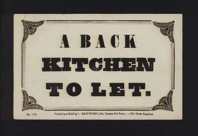 Annuncio: Cucina posteriore da affittare da English School