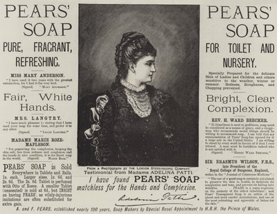 Pubblicità, Pears