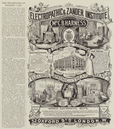 Pubblicità, The Medical Battery Company da English School
