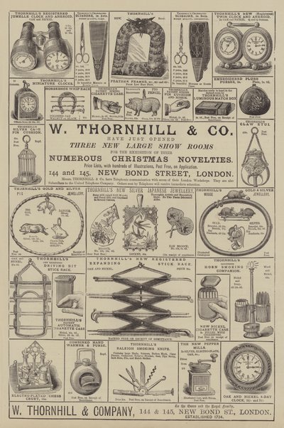 Pubblicità, W Thornhill and Company da English School