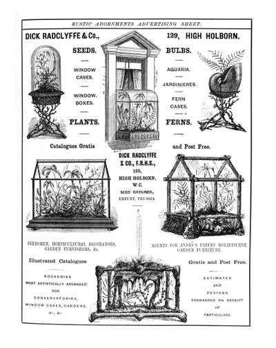 Pubblicità per Dick Radclyffe & Co. Rustic Adornments da English School