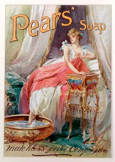 Pubblicità per Pears Soap, 1898 da English School