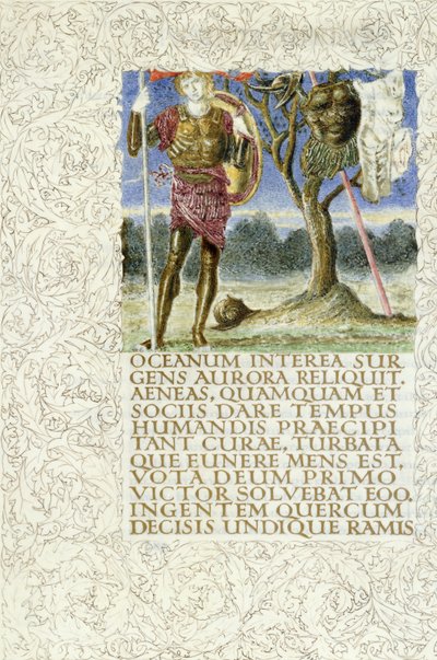 Enea accanto alle spoglie del re Mezenzio, 1874-c.1919 da English School
