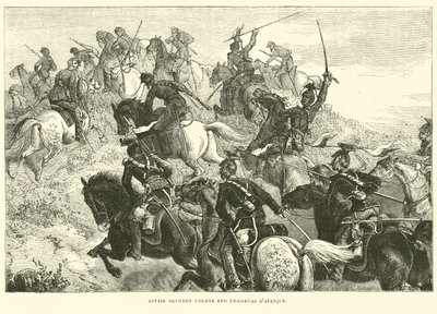 Scontro tra Uhlans e Chasseurs d