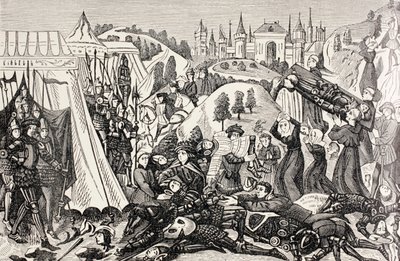 Dopo la battaglia di Hastings, c.1880 da English School