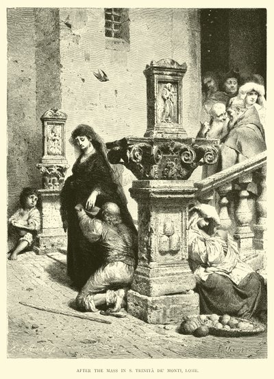Dopo la messa a Santa Trinità dei Monti, Roma da English School