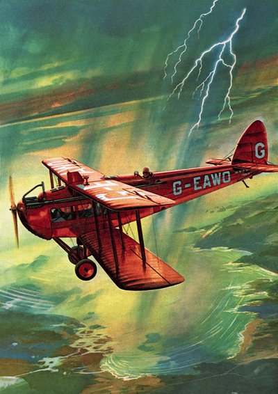 Aereo colpito da un fulmine da English School