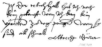 Albrecht Dürer da English School