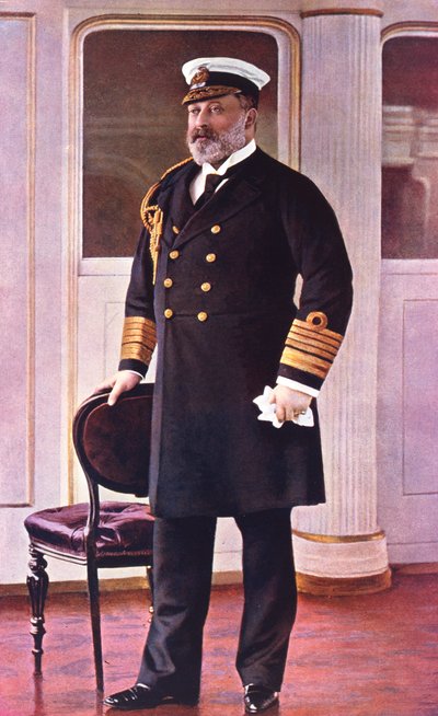 Albert Edward Principe di Galles, Ammiraglio Onorario della Flotta, 1898 da English School