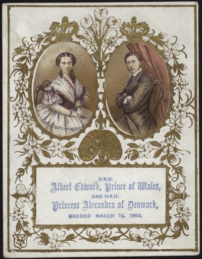 Albert Edward, Principe di Galles, e Principessa Alexandra di Danimarca da English School