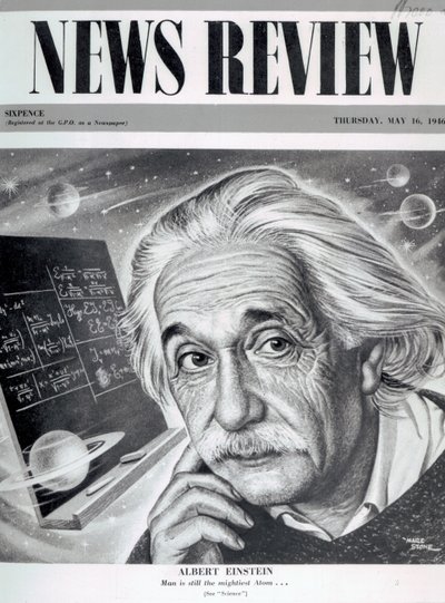 Albert Einstein sulla copertina di 