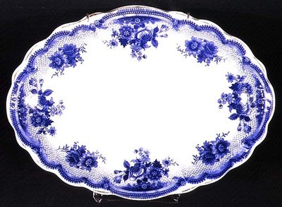 Piatto Staffordshire con motivo Albertoli, c.1860 da English School