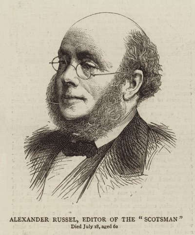 Alexander Russel, editore di The "Scotsman" da English School
