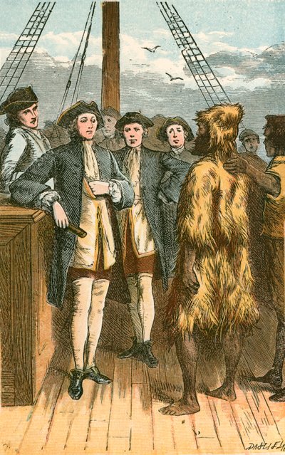 Alexander Selkirk portato a bordo da English School