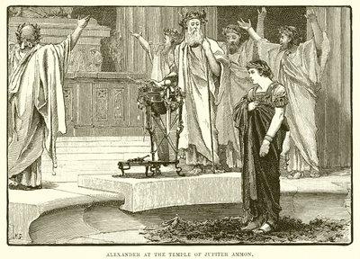 Alessandro al tempio di Giove Ammone da English School