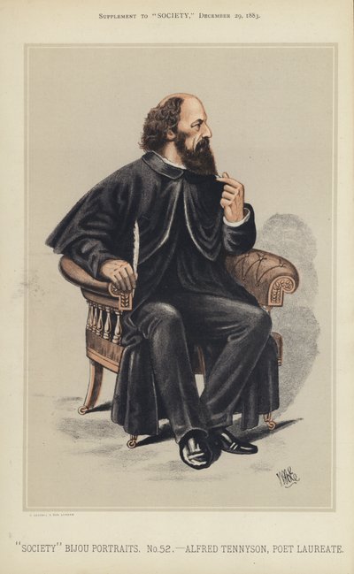 Alfred Tennyson, Poeta Laureato da English School