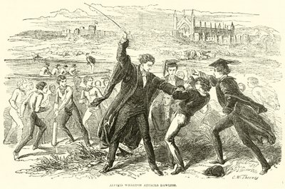 Alfred Wharton attacca Dawlish da English School