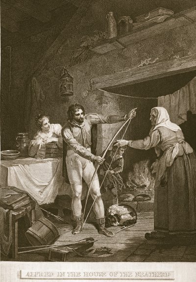 Alfredo nella casa del pastore, illustrazione da La storia d