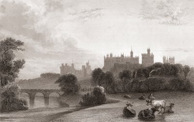 Castello di Alnwick, Alnwick, Northumberland, Inghilterra, all