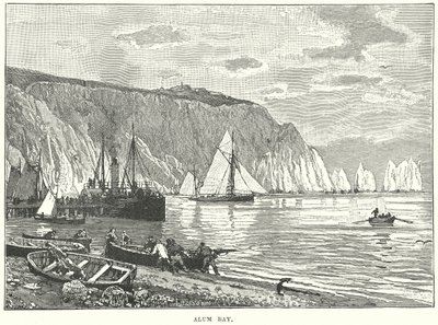 Alum Bay (incisione) da English School