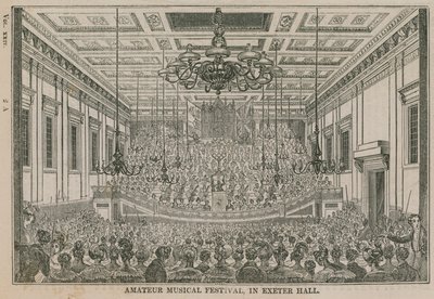 Festival musicale amatoriale a Exeter Hall da English School