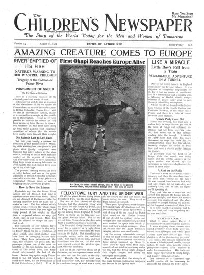 Creatura straordinaria arriva in Europa, prima pagina di 