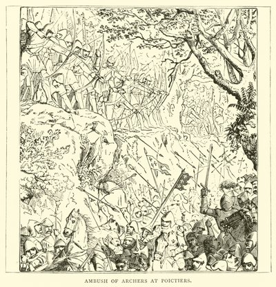Imboscata di arcieri a Poitiers da English School