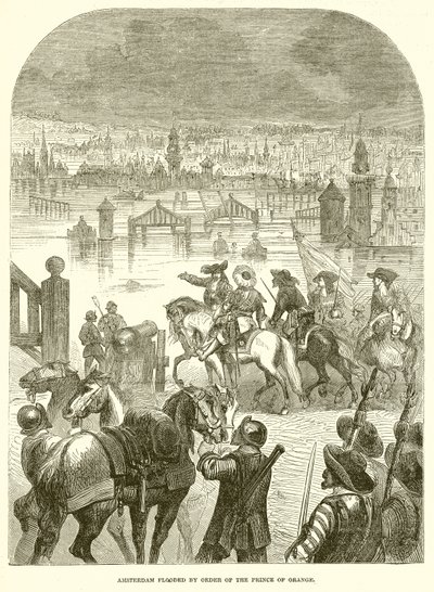 Amsterdam allagata per ordine del principe d