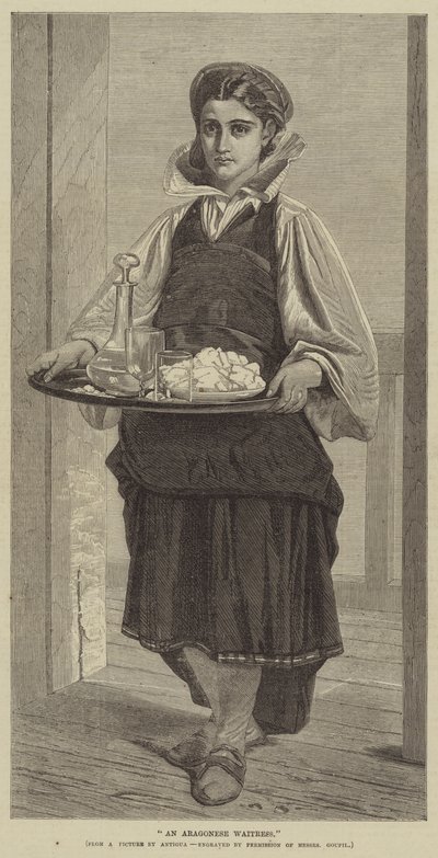 Una cameriera aragonese da English School