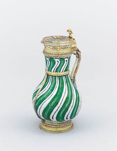Brocca Iznik montata in argento dorato di Elisabetta I, 1586 da English School