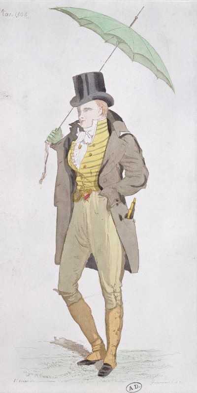 Un dandy inglese, c.1802 da English School