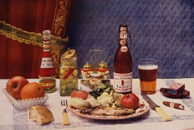 Una cena moderna di un fotoincisore da English School